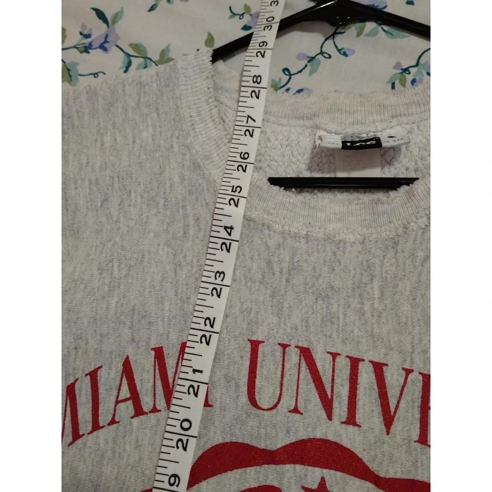 Vintage 90s Rare Miami University‎ Sweater Size XL